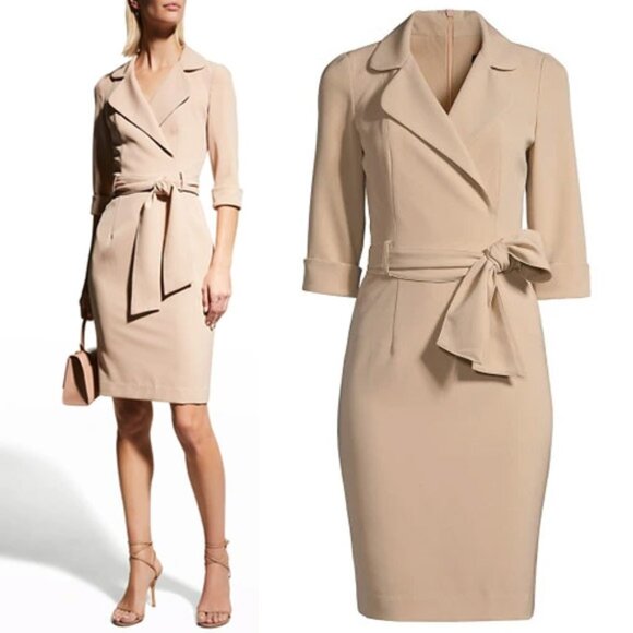 Black Halo Women's Mini Dress in Blush Pink - Picture 4 of 15